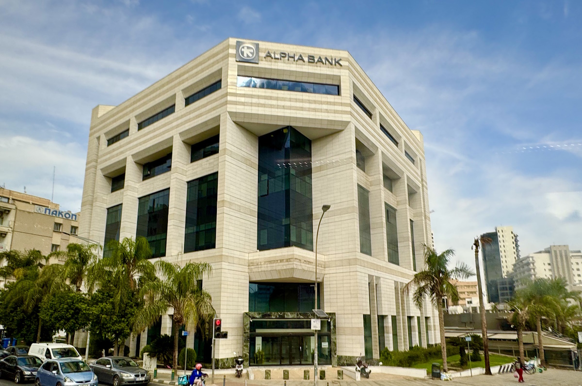 Το κτίριο της Alpha Bank Κύπρου