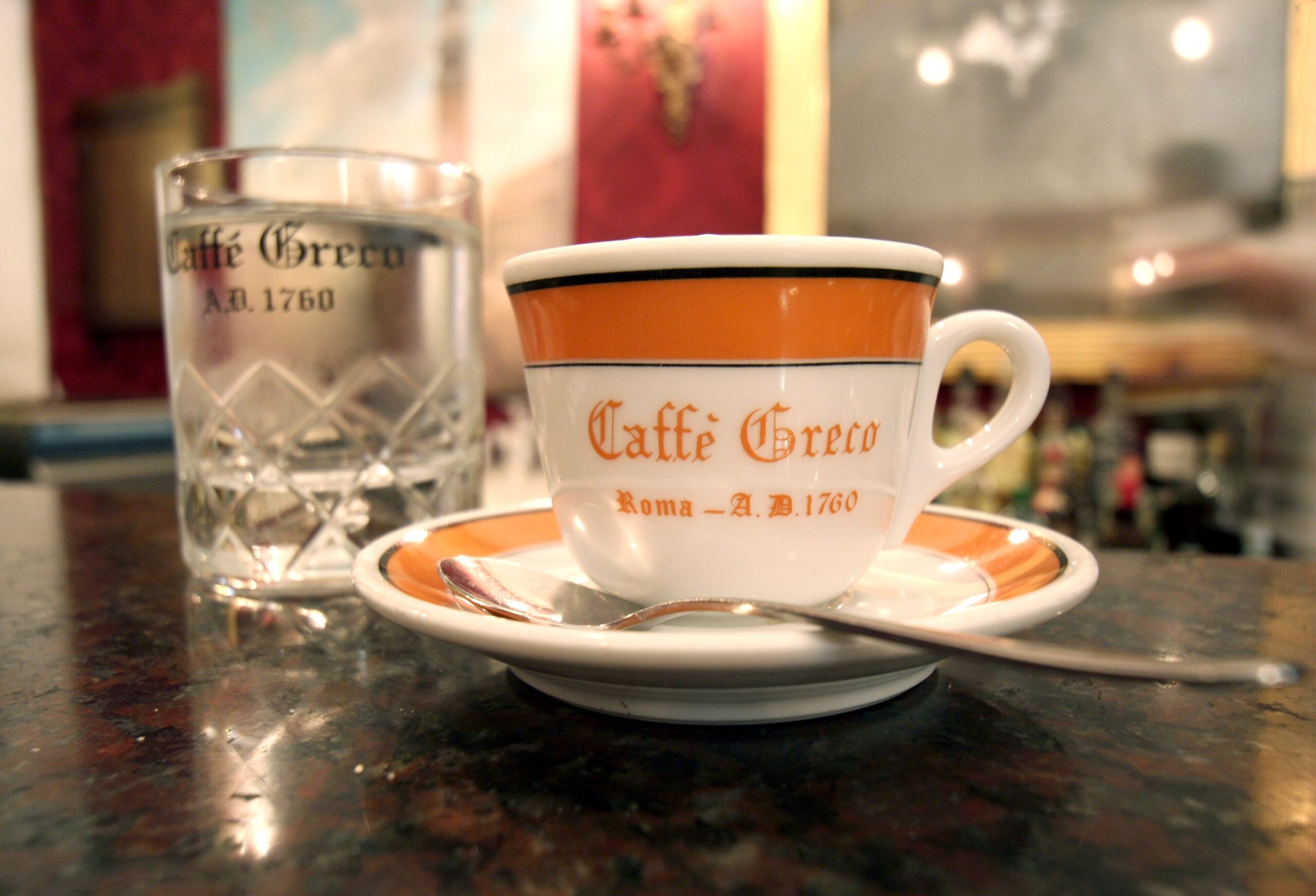 Antico Caffè Greco, ένας εσπρέσσο