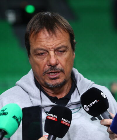 Ο Εργκίν Αταμάν στην προπόνηση του Παναθηναϊκού (ΜΑΡΚΟΣ ΧΟΥΖΟΥΡΗΣ