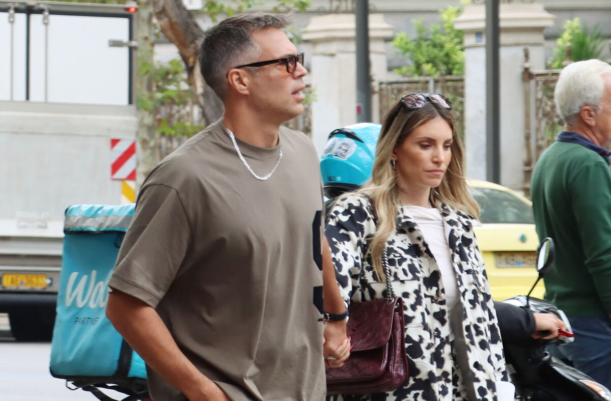 Η Αθηνά Οικονομάκου με τον Μπρούνο Τσερέλα