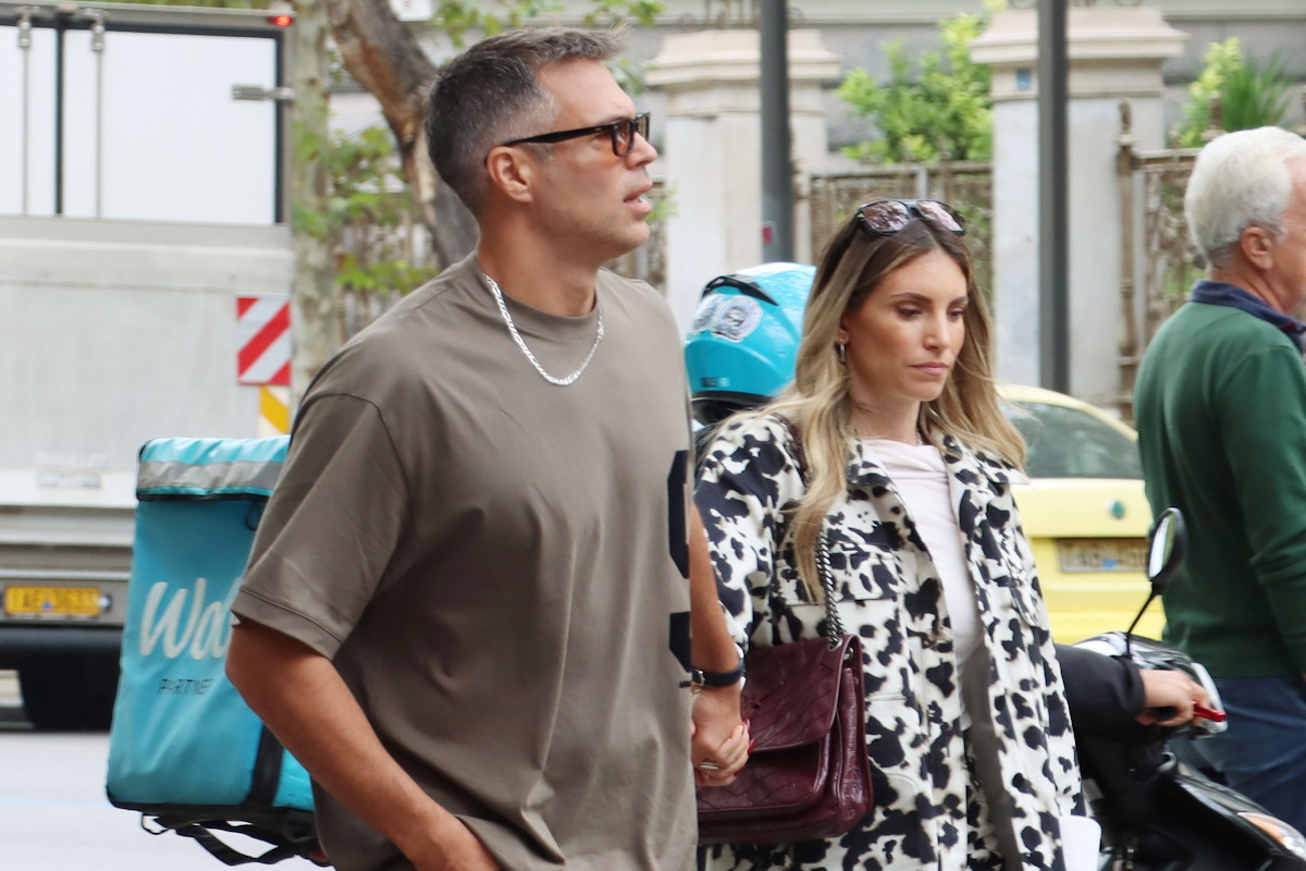 Η Αθηνά Οικονομάκου με τον Μπρούνο Τσερέλα