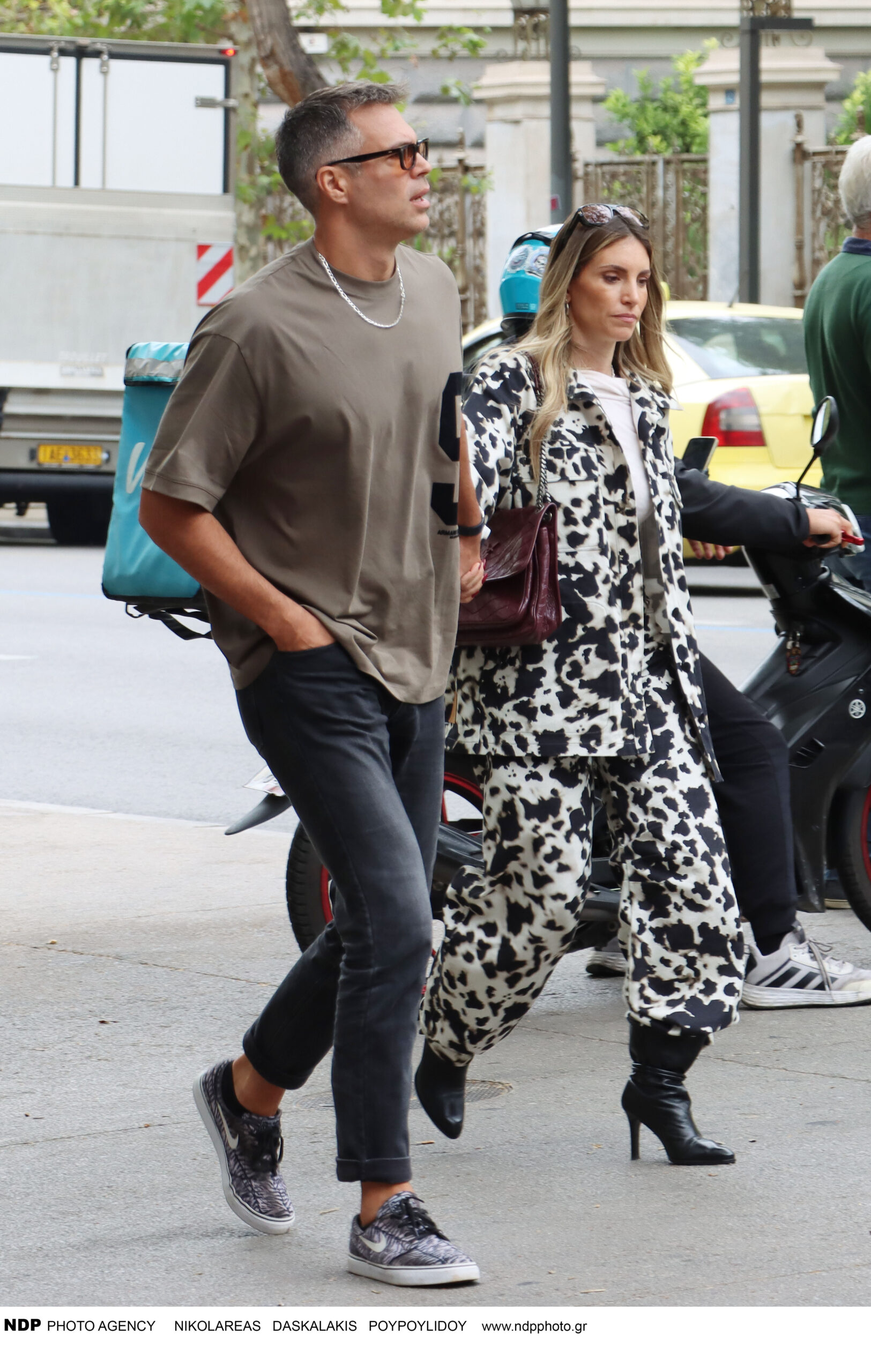 Η Αθηνά Οικονομάκου με τον Μπρούνο Τσερέλα