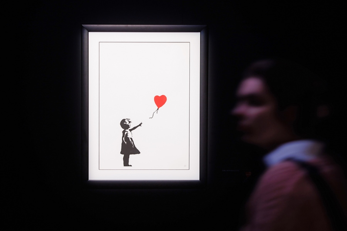 Το έργο «Girl with Balloon» του Banksy