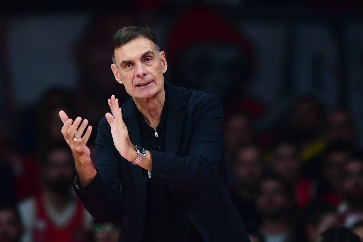 Ο Μπαρτζώκας στο Ολυμπιακός - Παρτιζάν (ΓΙΩΡΓΟΣ ΜΑΤΘΑΙΟΣ