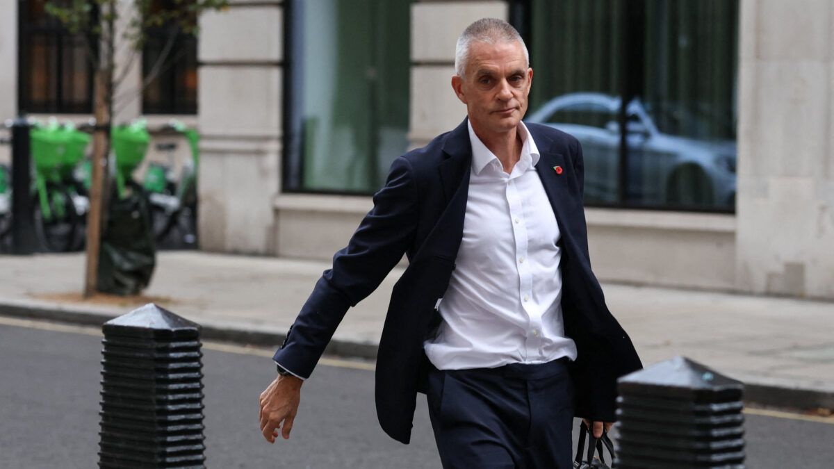 O απερχόμενος γενικός διευθυντής του BBC Tim Davie