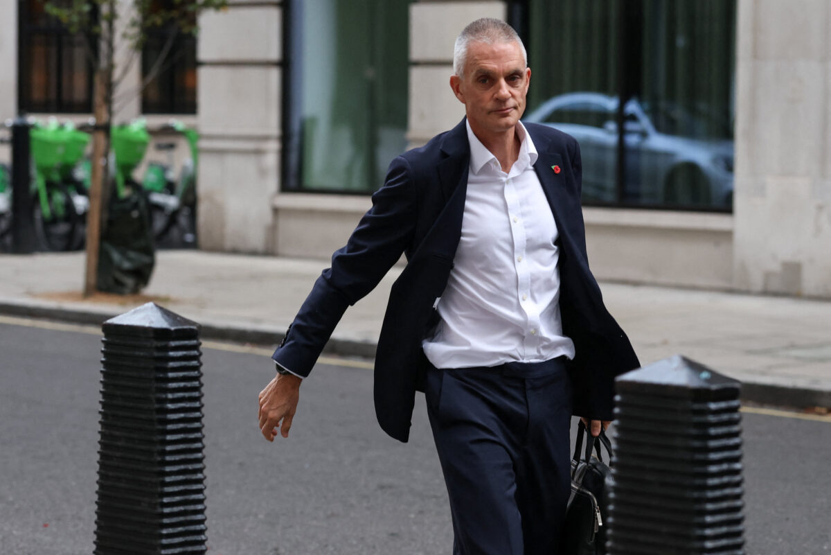 O απερχόμενος γενικός διευθυντής του BBC Tim Davie