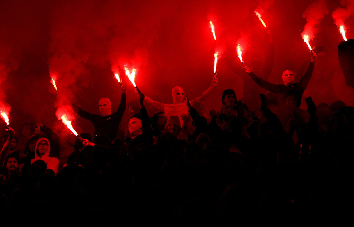 Οπαδοί της Μπενφίκα σε πρόσφατο αγώνα της ομάδας τους