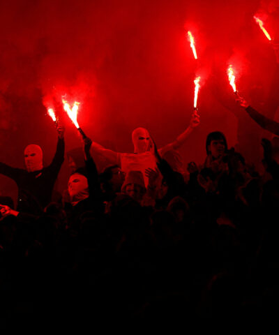 Οπαδοί της Μπενφίκα σε πρόσφατο αγώνα της ομάδας τους