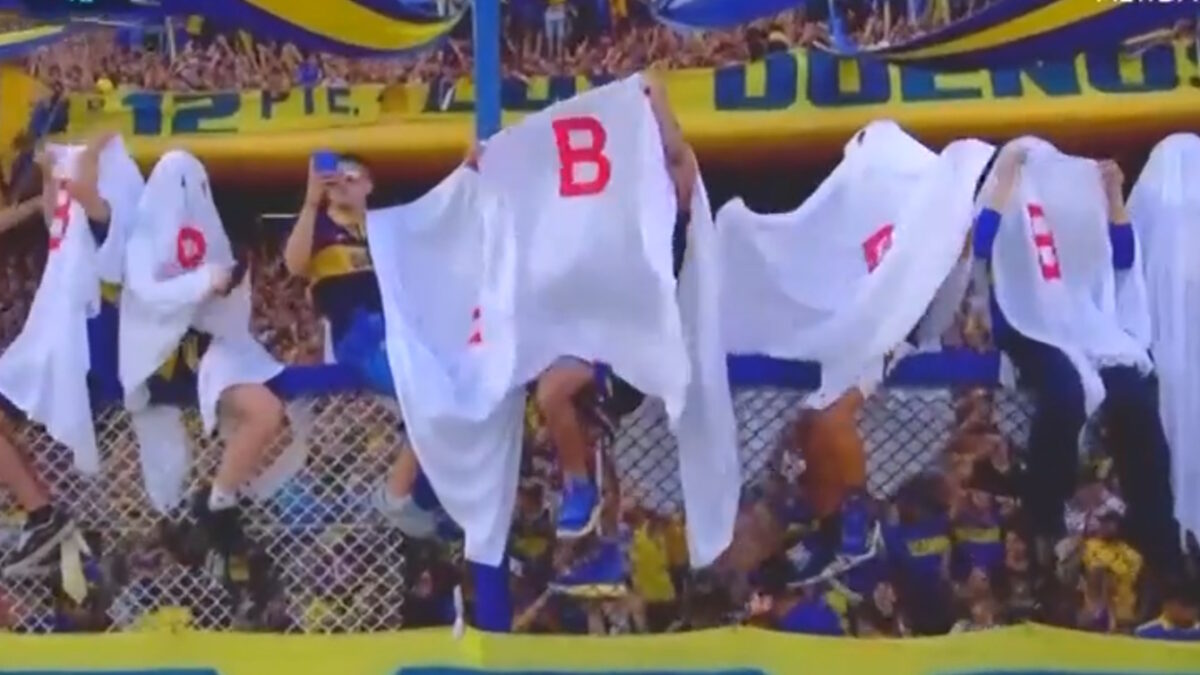 Οπαδοί της Μπόκα Τζούνιορς ντύθηκαν φαντάσματα για να τρολάρουν τη Ρίβερ Πλέιτ στο μεγάλο Superclasico