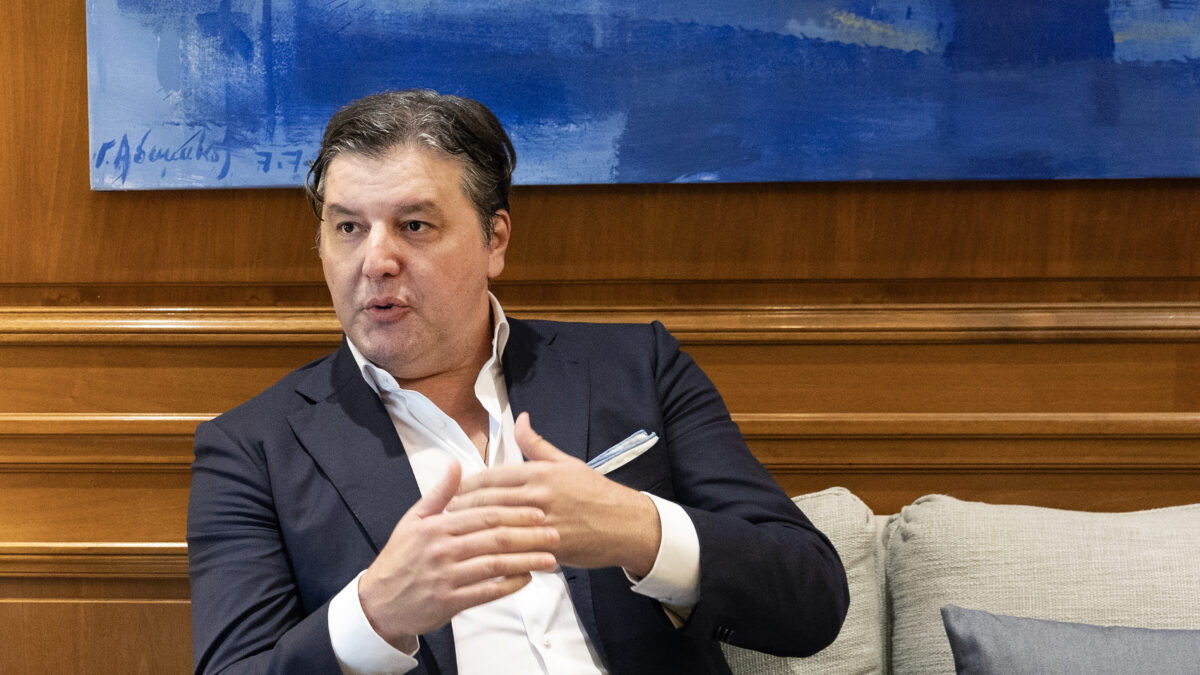 Ο Μποντίρογκα στη συνάντηση με τον Μητσοτάκη