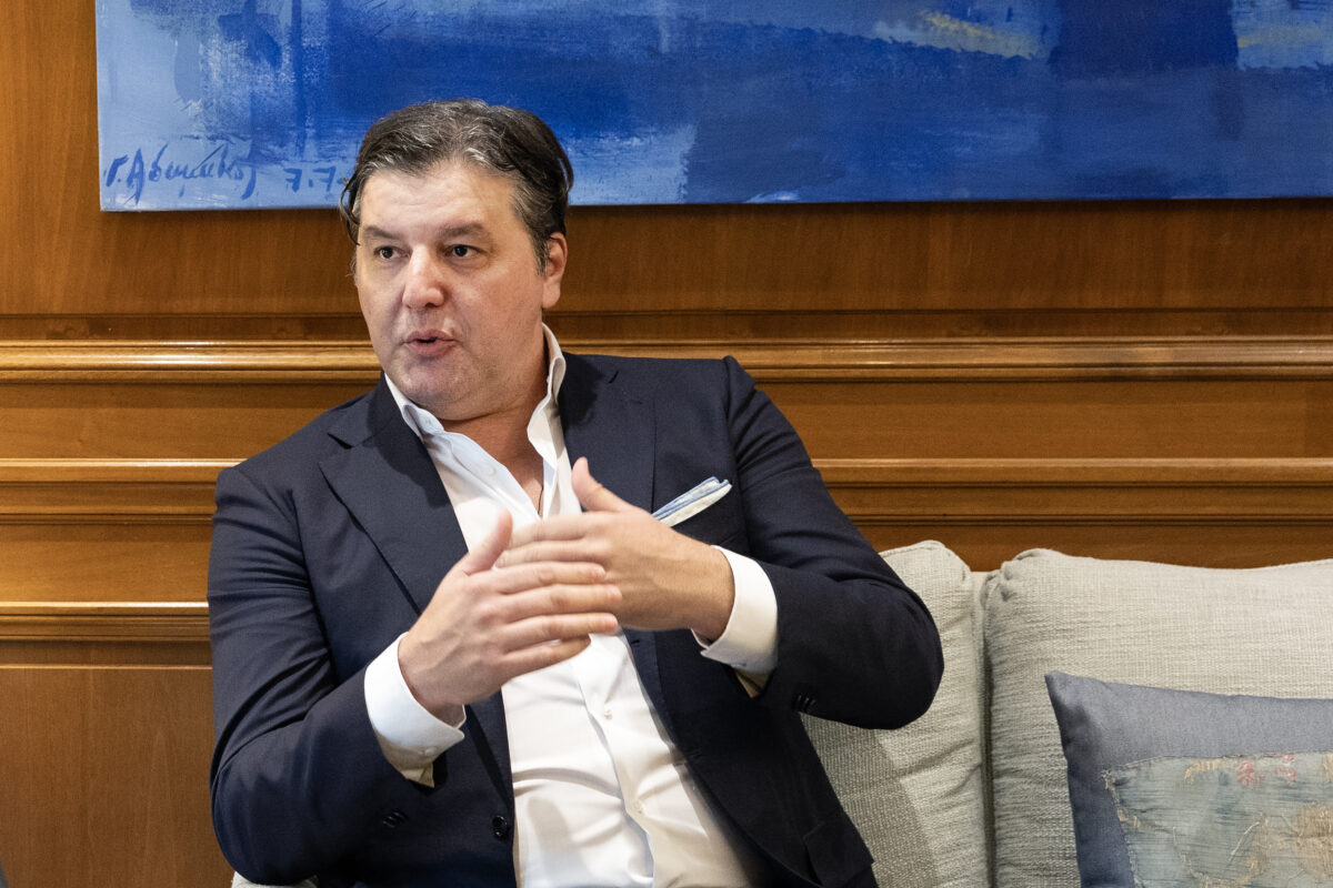 Ο Μποντίρογκα στη συνάντηση με τον Μητσοτάκη