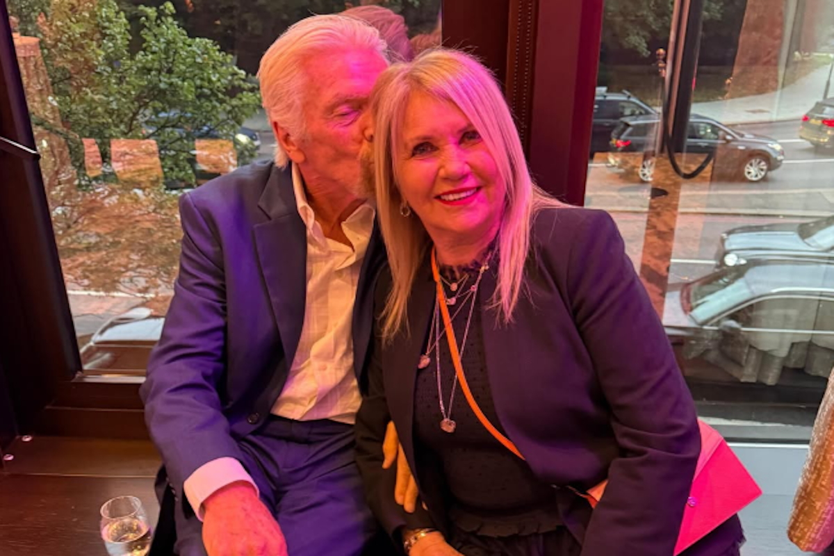 Ο Ρίτσαρντ Μπράνσον με την γυναίκα του