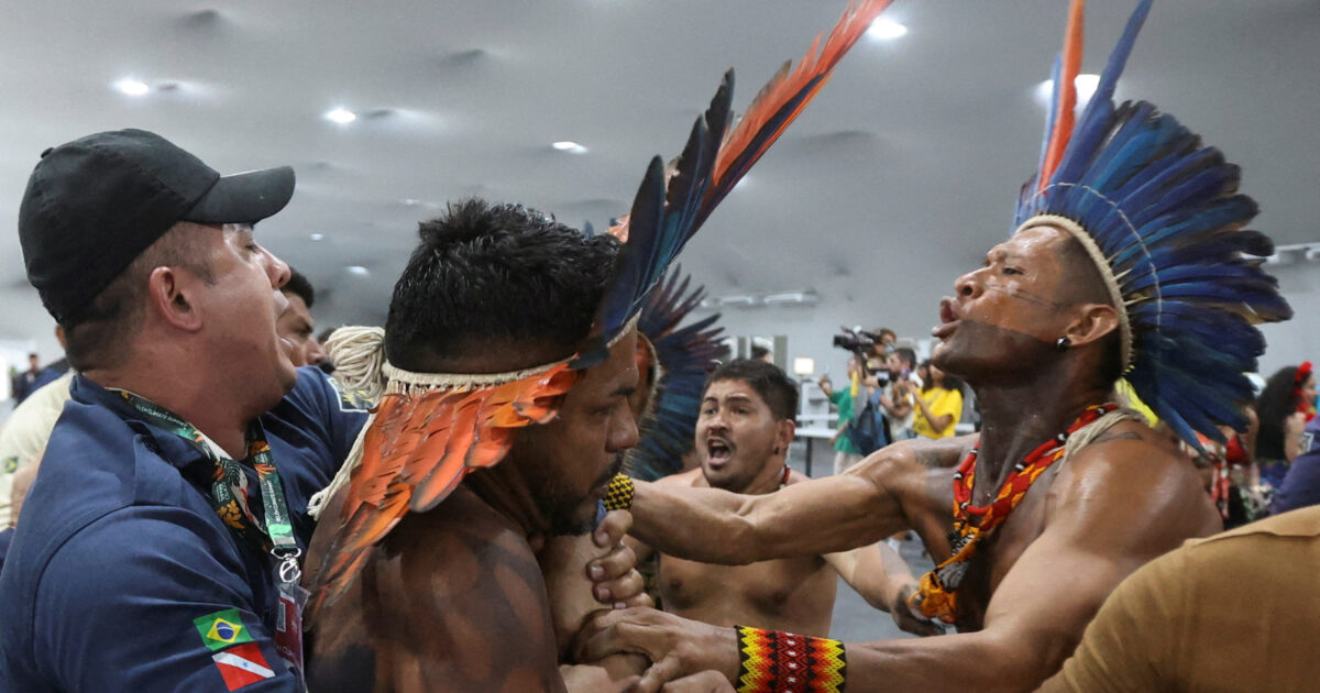 Brazil: Chaos at COP30 Conference – Protesters stormed with poles and clashed with police