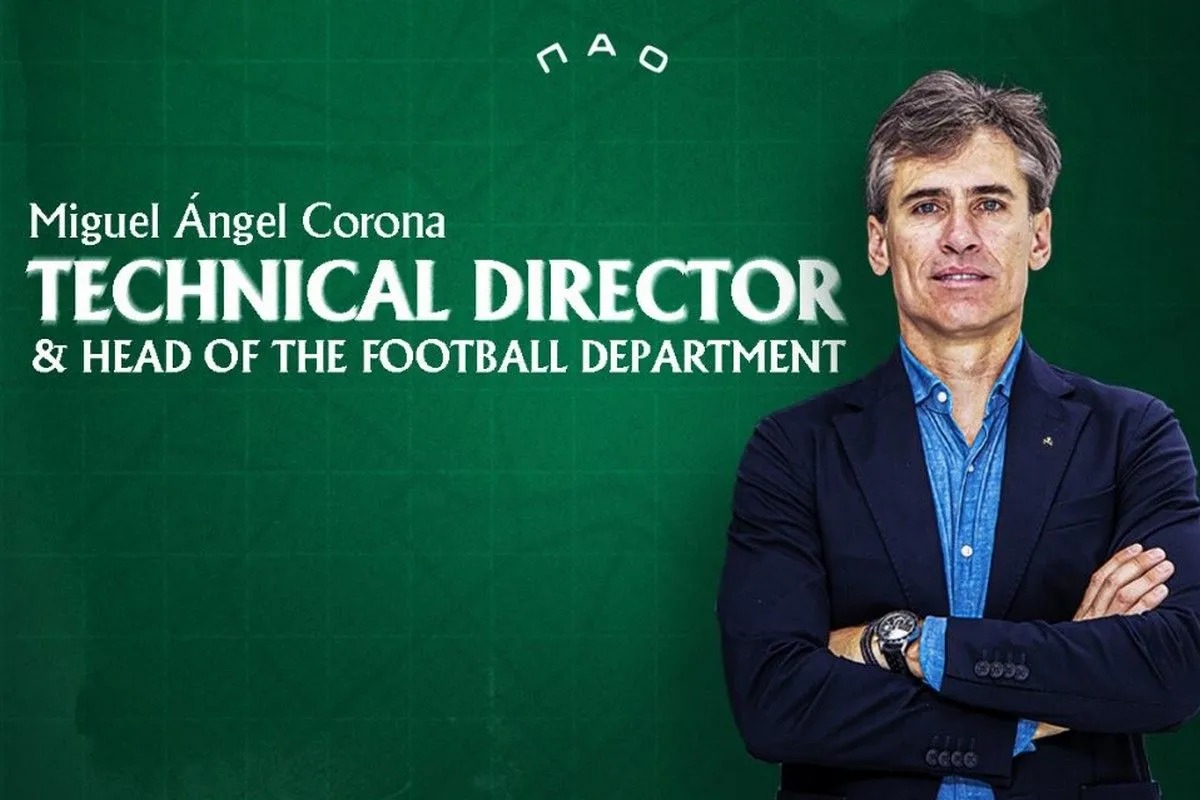 Νέος τεχνικός διευθυντής του Παναθηναϊκού ο  Μιγκέλ Άνχελ Κορόνα