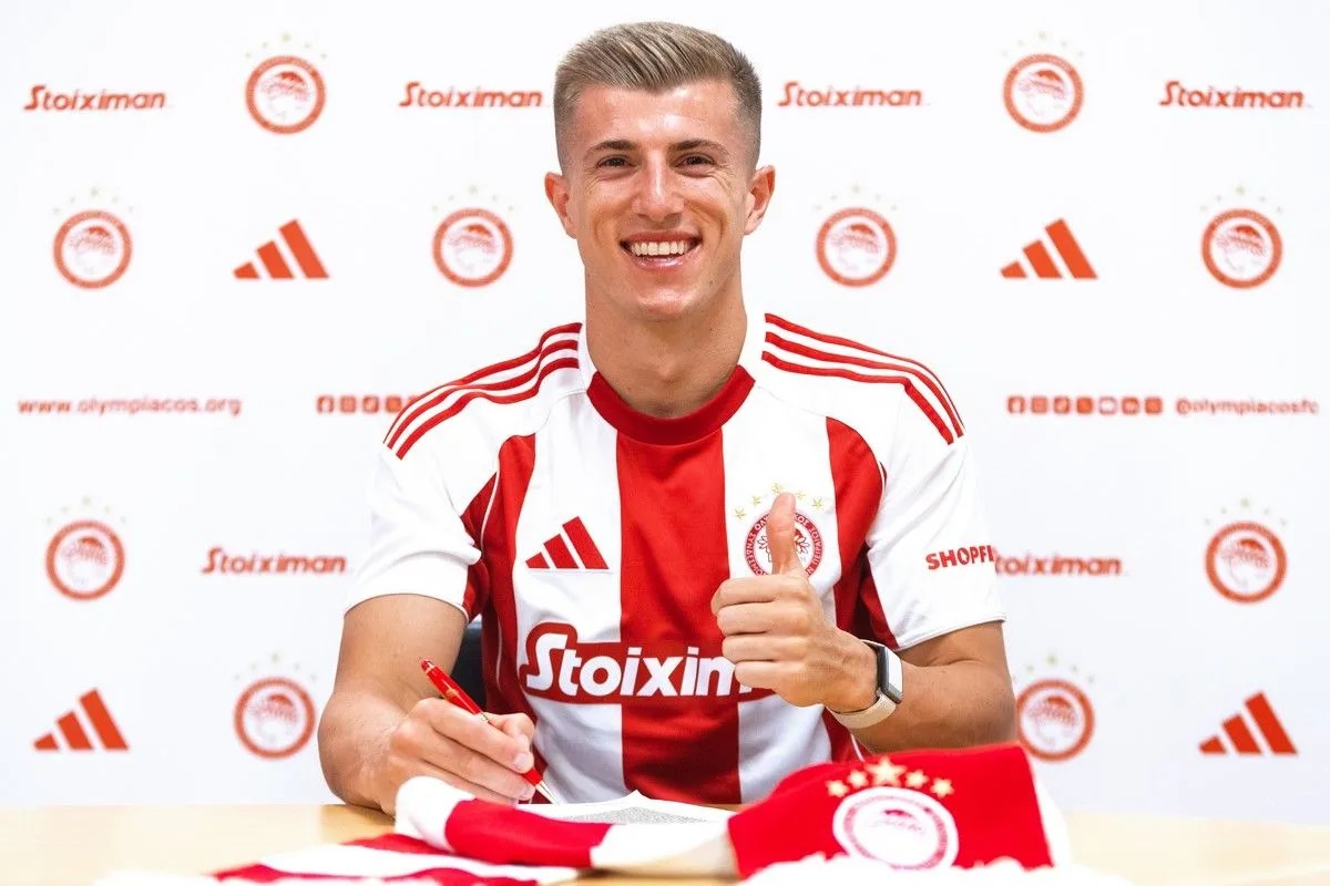 Κοστίνια: Περηφάνεια είναι η λέξη που μπορώ να πω για την ανανέωση του συμβολαίου μου με τον Ολυμπιακό
