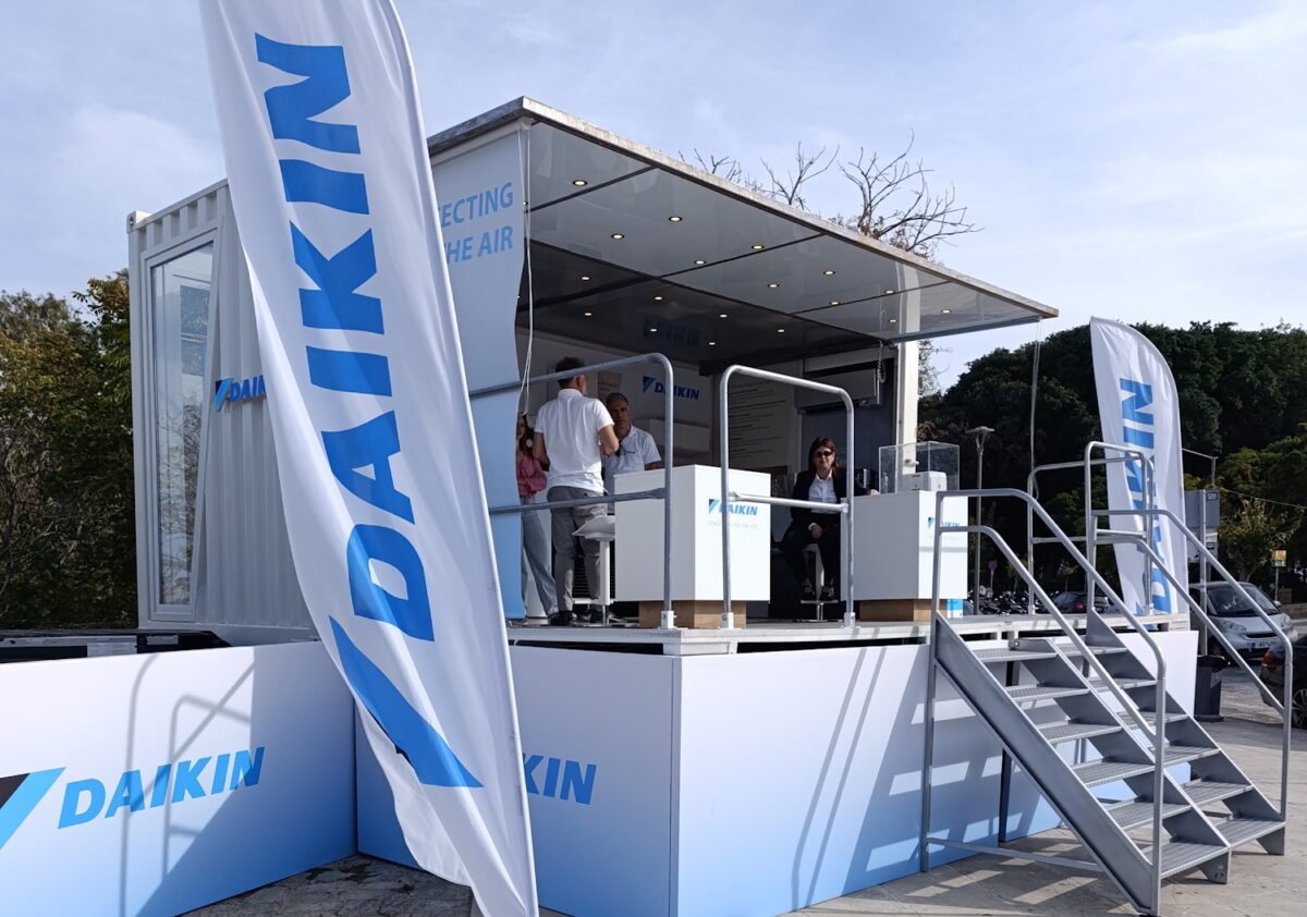 Το Ηράκλειο υποδέχθηκε το Daikin Promo Bus – Χιλιάδες επισκέπτες σε ένα ταξίδι καινοτομίας