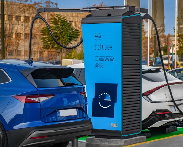 Σταθμός φόρτισης ηλεκτρικών οχημάτων