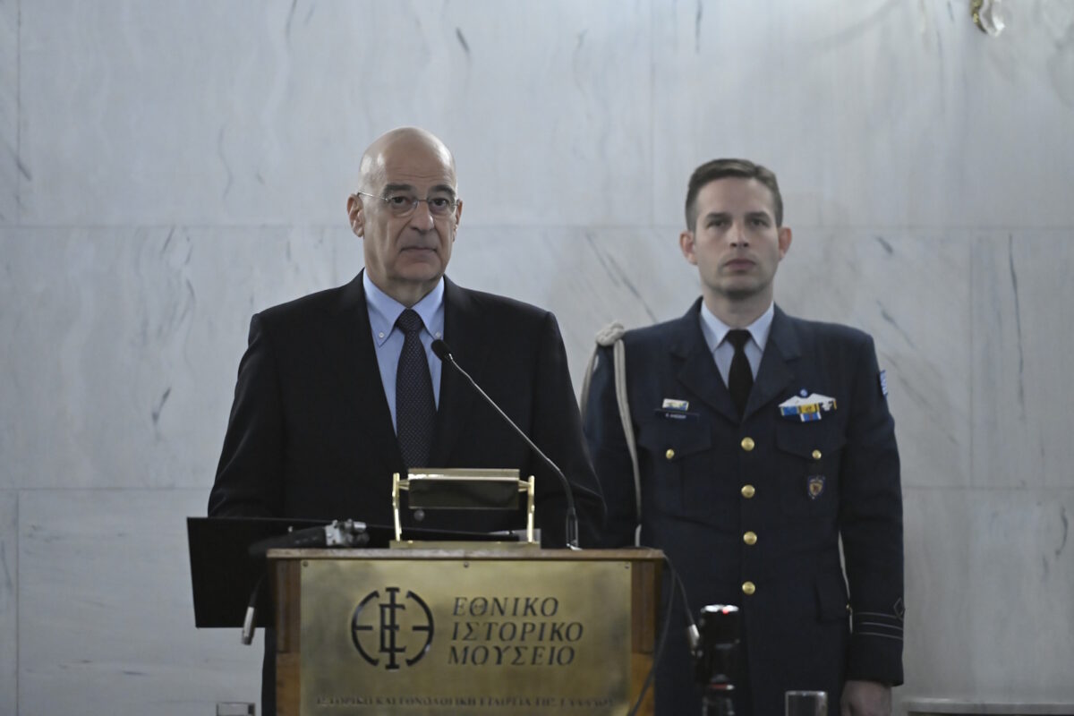 Ο Νίκος Δένδιας στην Κάρπαθο