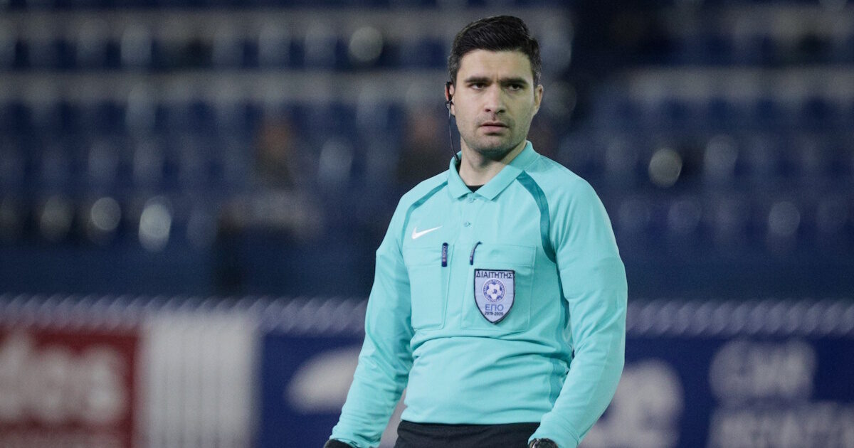 The threatening message that the referee Alexandros Tsamouris received and declared an obstacle in a 3rd national team match