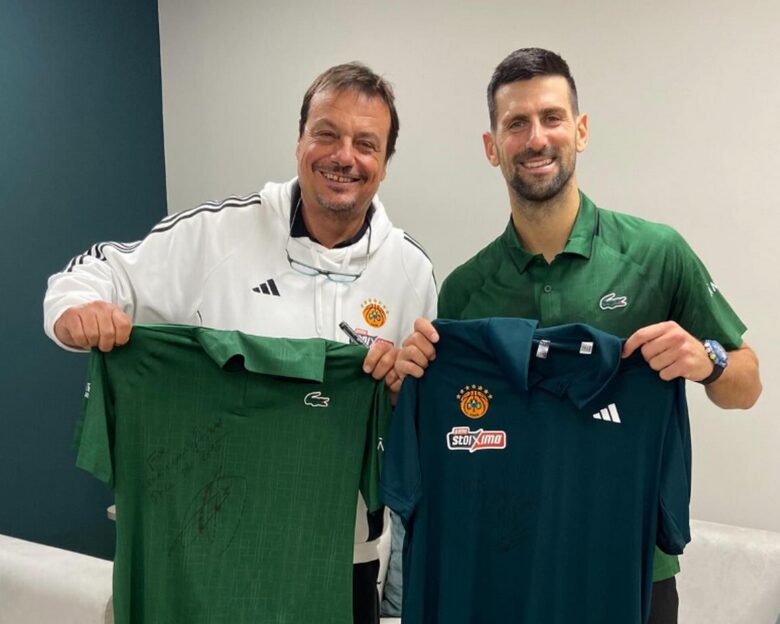 Ο Εργκίν Αταμάν συναντήθηκε με τον Νόβακ Τζόκοβιτς: «Τιμή μου να φιλοξενήσω έναν από τους κορυφαίους στο ΟΑΚΑ»