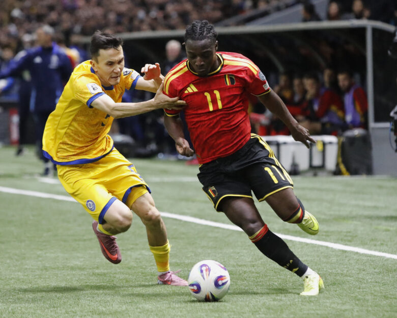 Καζακστάν – Βέλγιο 1-1: «Γκέλα» για τους Βέλγους αλλά παραμένουν φαβορί για την πρόκριση στο Μουντιάλ