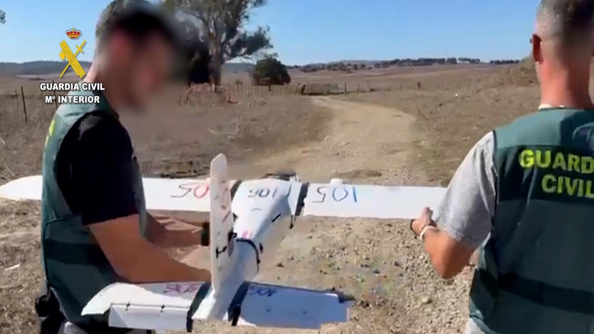 Ένα από τα κατασχεμένα drones που χρησιμοποιούσαν οι διακινητές ναρκωτικών