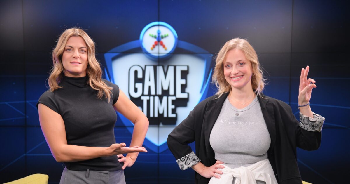 Lena Drosaki challenges Athina Economakou on OPAP Game Time