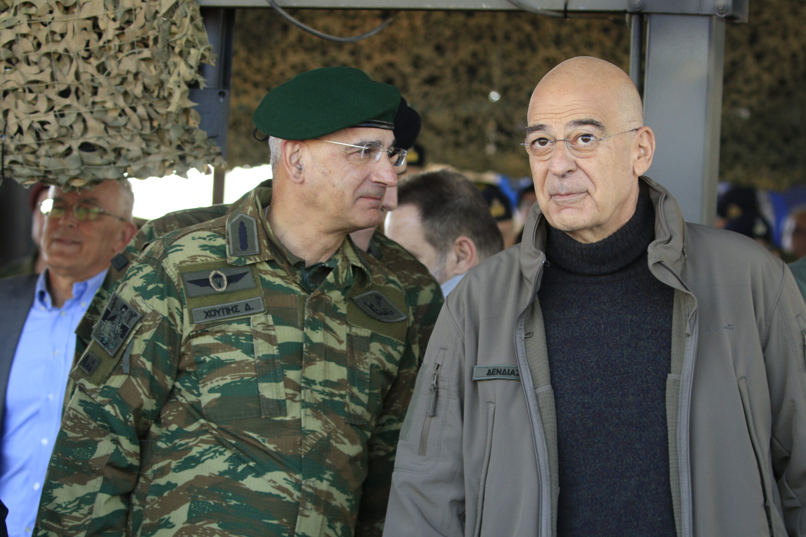 The Minister of Defense, Nikos Dendias