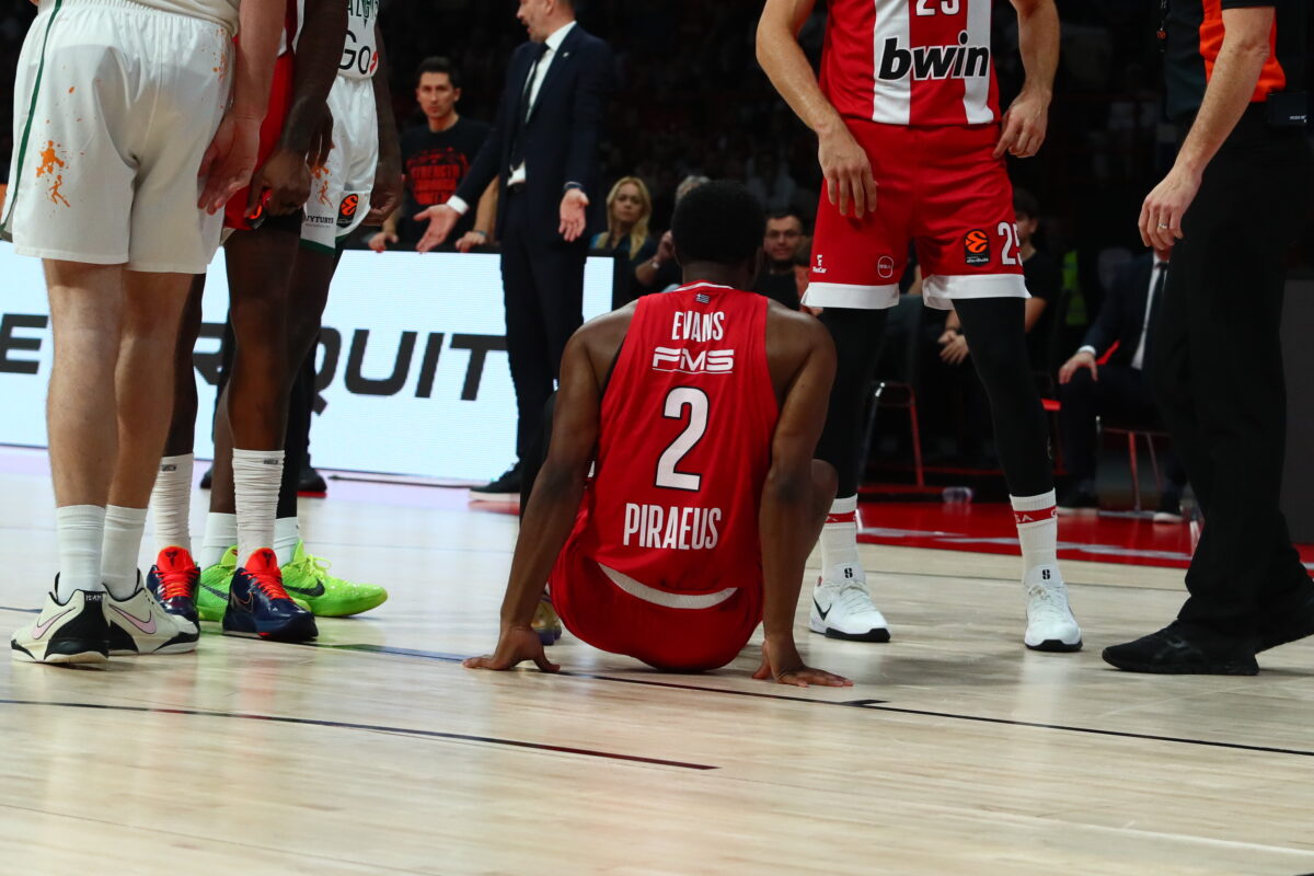 Ο Έβανς στο παρκέ του ΣΕΦ (ΣΩΤΗΡΗΣ ΔΗΜΗΤΡΟΠΟΥΛΟΣ