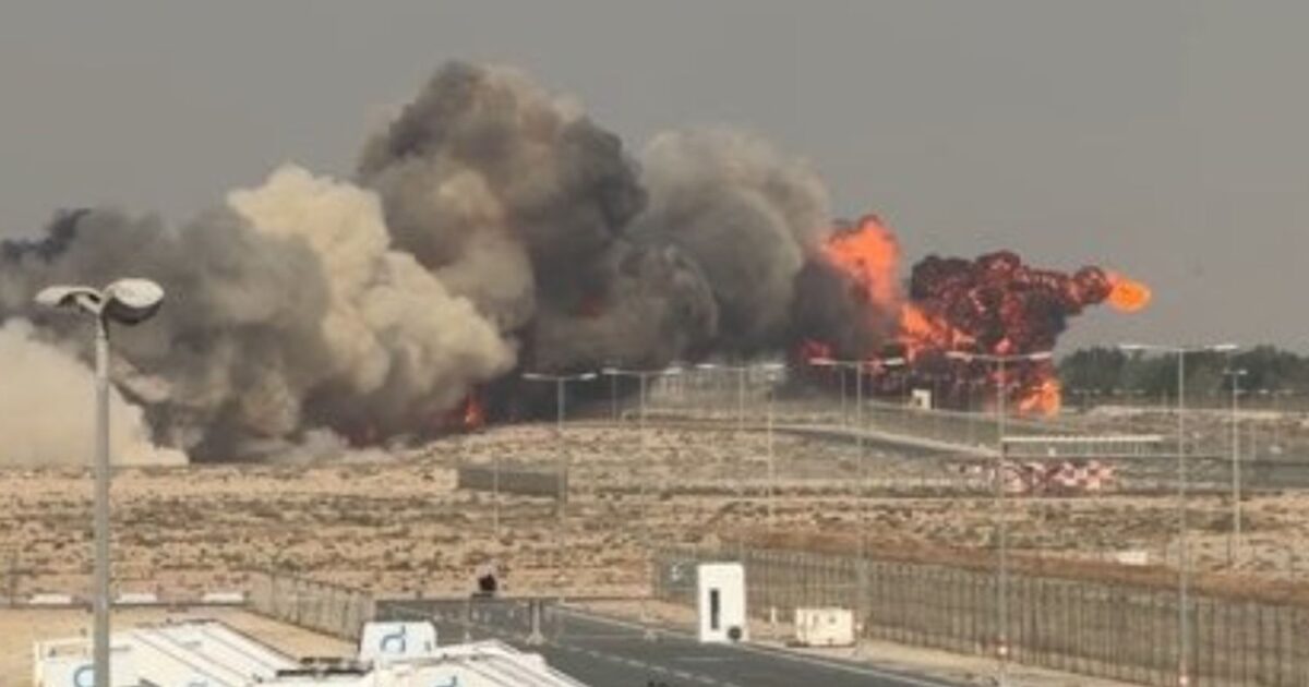 Dubai: Plane crashes at Dubai Airshow – Watch the video document of the moment it goes up in flames