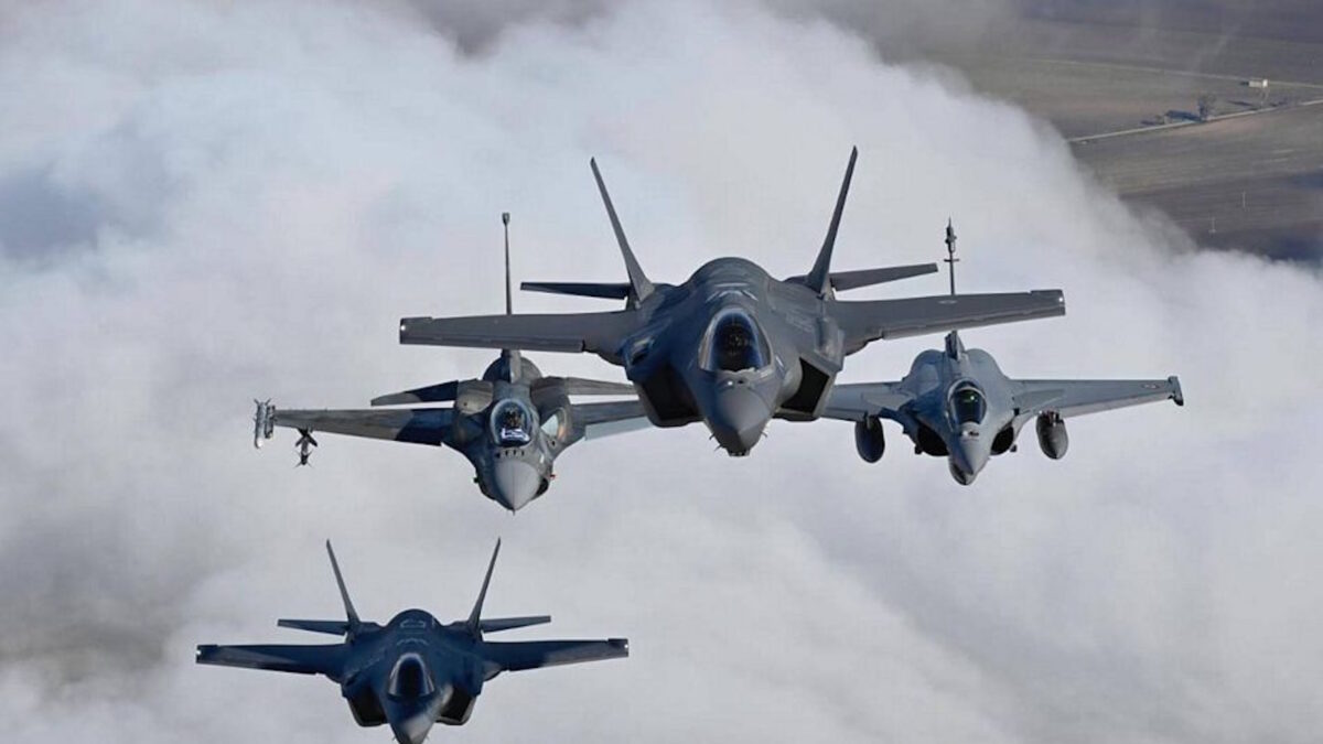 F-35 με ελληνικά Rafale και F-16 Viper σε άσκηση