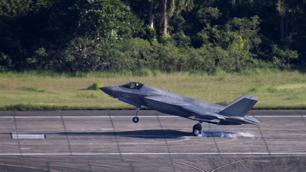 Ένα αμερικανικό μαχητικό F-35