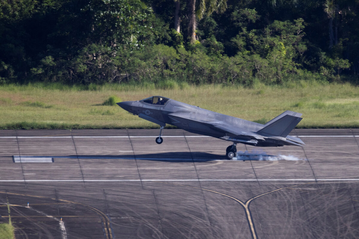 Ένα αμερικανικό μαχητικό F-35