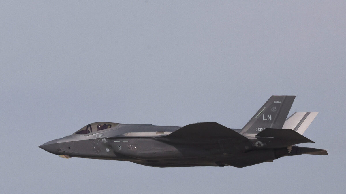 Ένα μαχητικό F-35