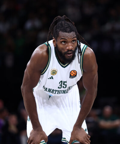 Ο Φαρίντ στο πρώτο του παιχνίδι με τον Παναθηναϊκό