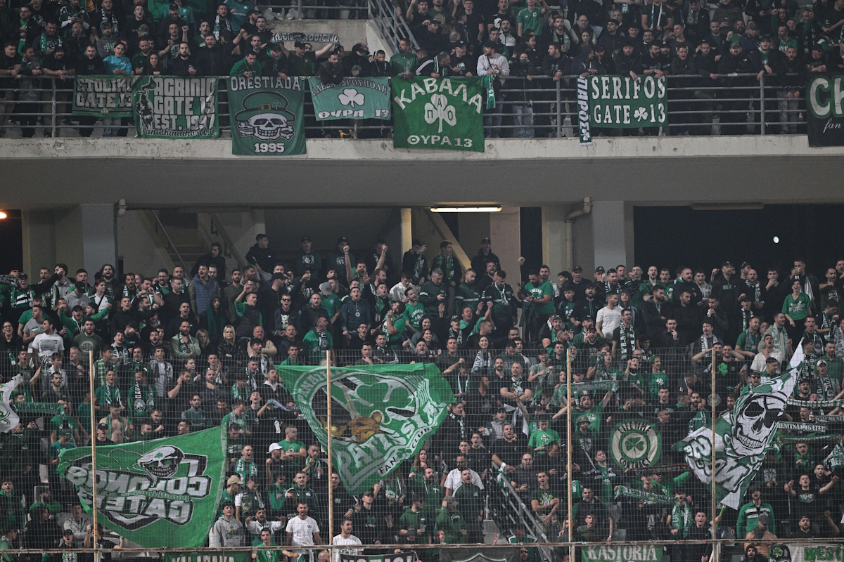 Οι φίλαθλοι του Παναθηναϊκού/ EUROKINISSI