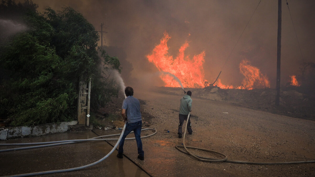 Πυρκαγιά στην Εύβοια