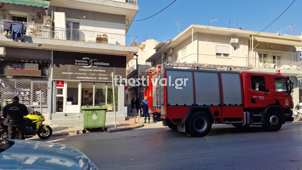 Φωτιά σε διαμέρισμα στη Θεσσαλονίκη