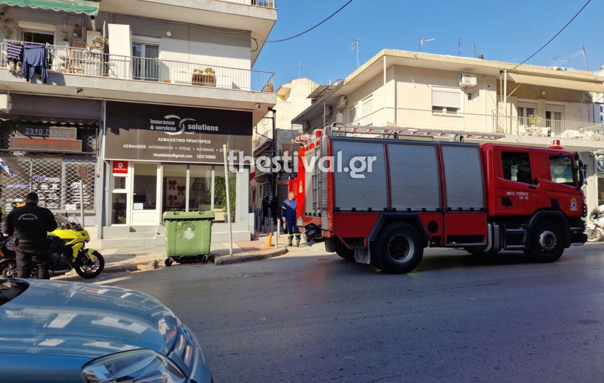 Φωτιά σε διαμέρισμα στη Θεσσαλονίκη