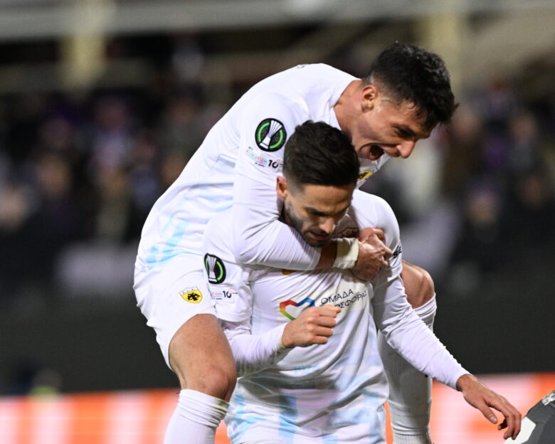 Φιορεντίνα – ΑΕΚ: Το γκολ του Γκατσίνοβιτς για το 1-0 της Ένωσης στη Φλωρεντία