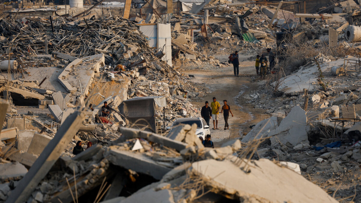 Καταστραμμένα κτίρια στη Γάζα