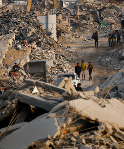 Καταστραμμένα κτίρια στη Γάζα