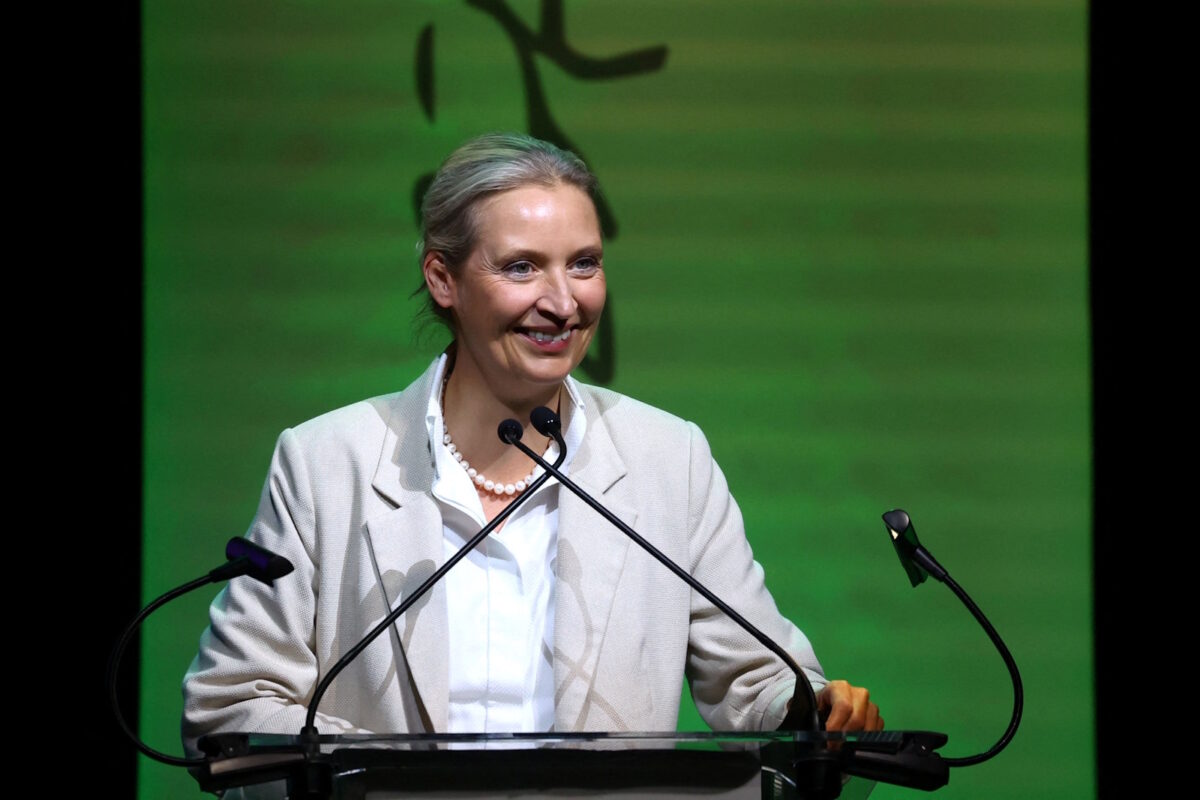 Η επικεφαλής του AfD Αλίς Βάιντελ