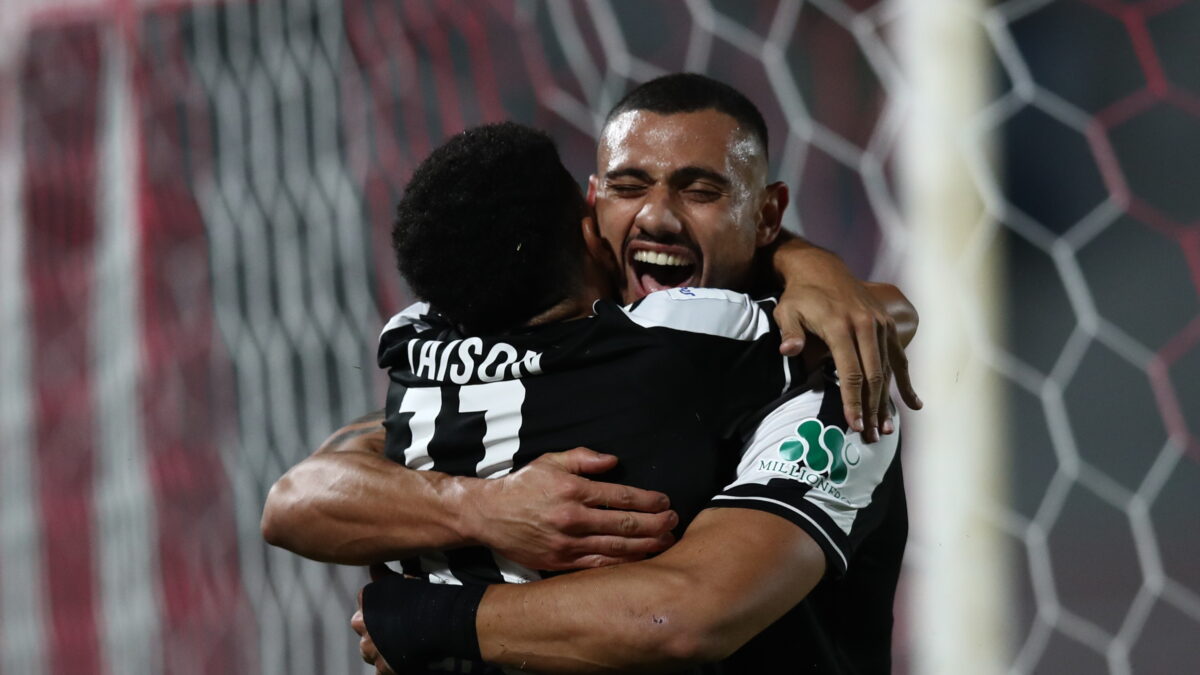 Γιακουμάκης και Τάισον πανηγυρίζουν για τον ΠΑΟΚ (ΝΑΣΟΣ ΣΙΜΟΠΟΥΛΟΣ