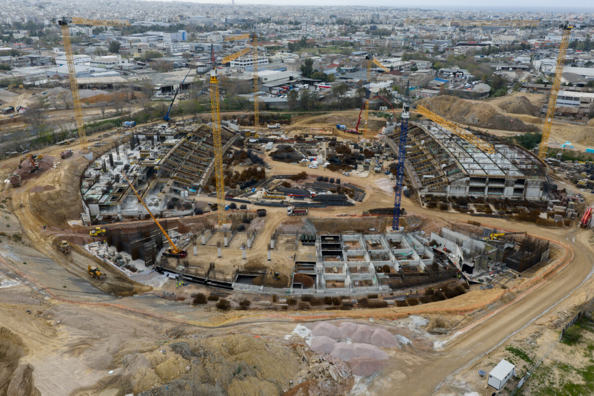 Φωτογραφία drone από το νέο γήπεδο του Παναθηναϊκού