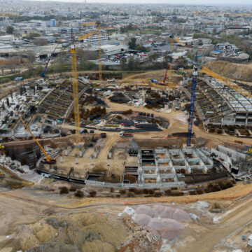 Φωτογραφία drone από το νέο γήπεδο του Παναθηναϊκού