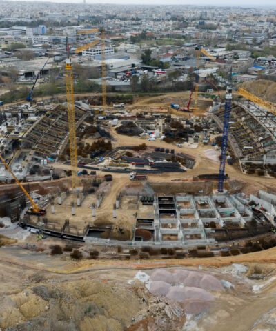 Φωτογραφία drone από το νέο γήπεδο του Παναθηναϊκού