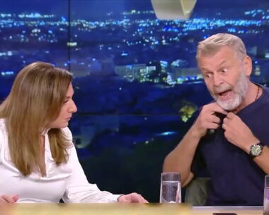 Ο Απόστολος Γκλέτσος και η Σοφία Μουτίδου