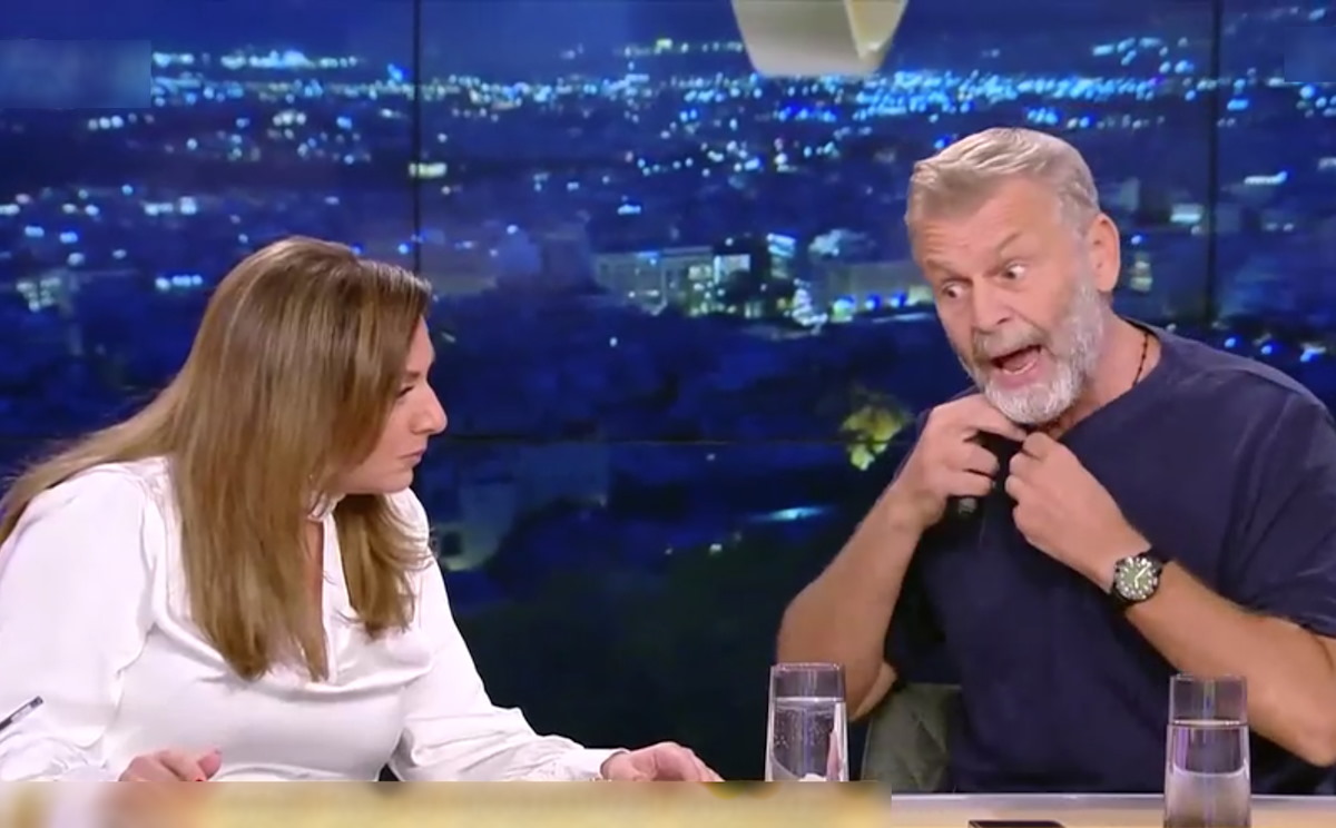 Ο Απόστολος Γκλέτσος και η Σοφία Μουτίδου