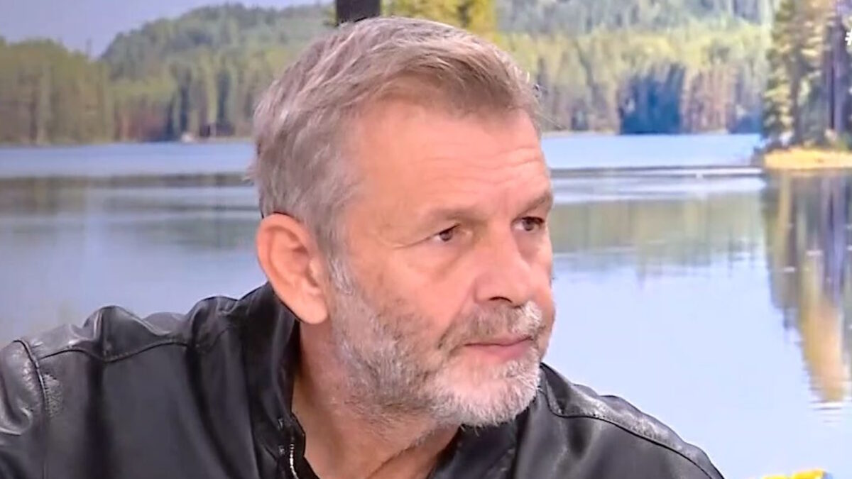 Ο Απόστολος Γκλέτσος κατά τη διάρκεια της συνέντευξης